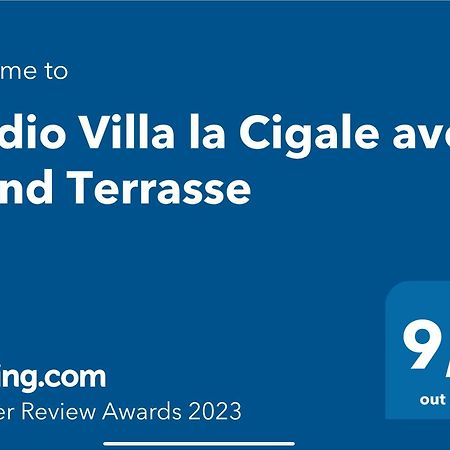 Studio Villa La Cigale Avec Grande Terrasse Menton Exteriér fotografie